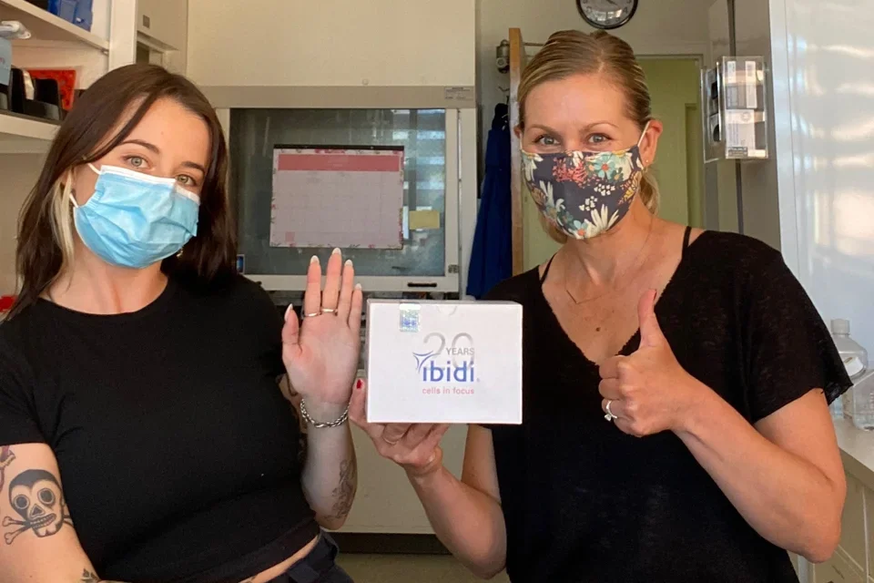 Custom designed patterned slides for endothelial cell alignment!