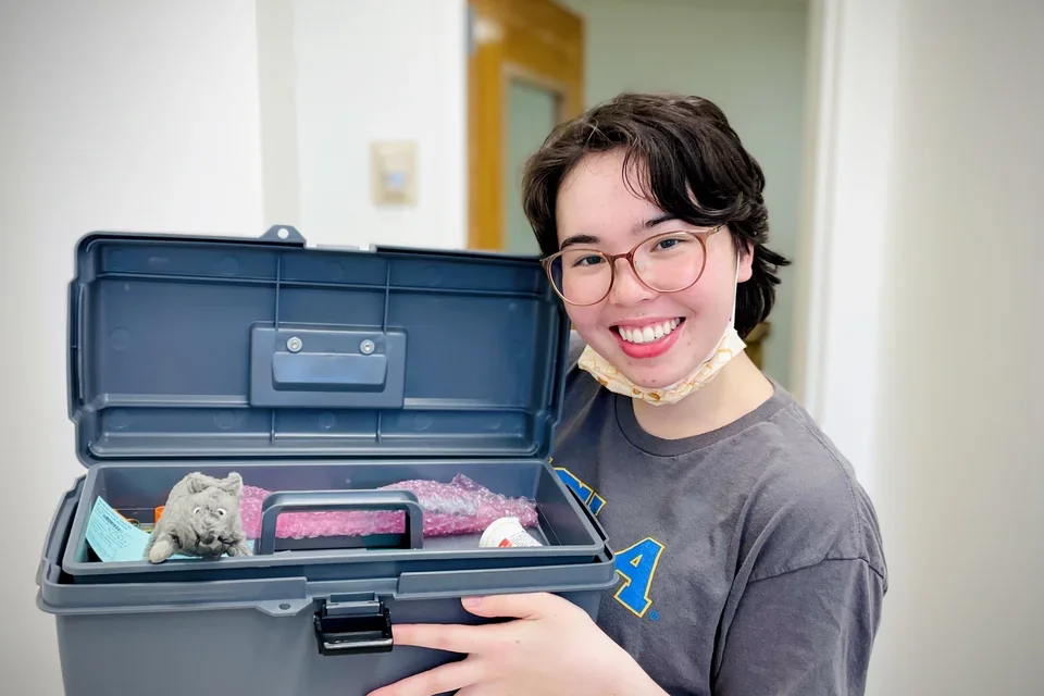 Lily joins the lab to manage the mouse lines.