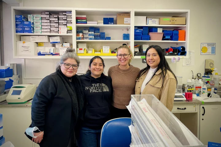 AHA HSI Scholars visit UCLA labs